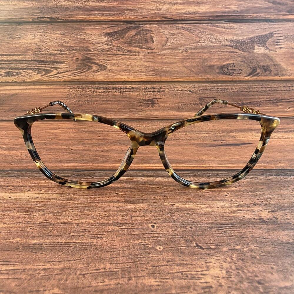 Jessica McClintock Women's Tortoise Cat Eye Glasses 52-15-135mm FRAMESβ ONLY